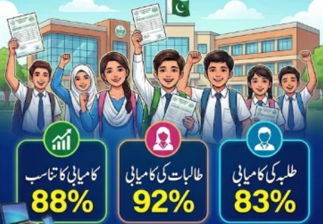 8th class result